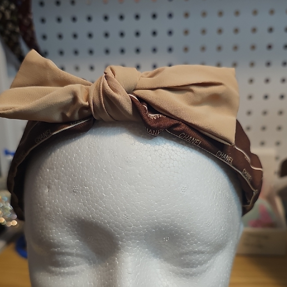 Brown and Tan Headband